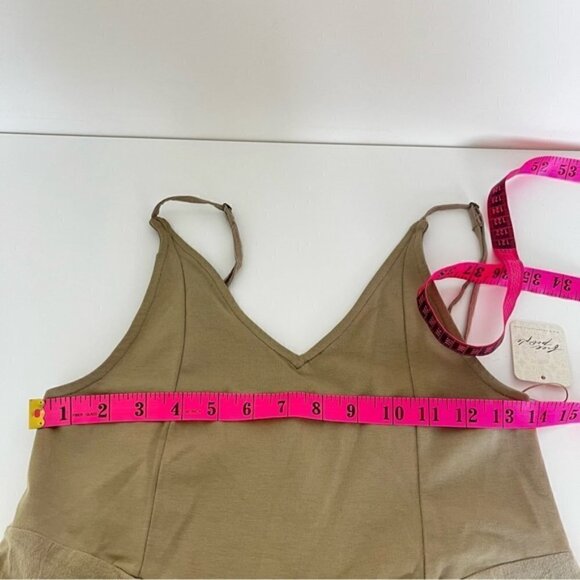 Free People Soledad Midi Dress in Khaki size S - Picture 10 of 11